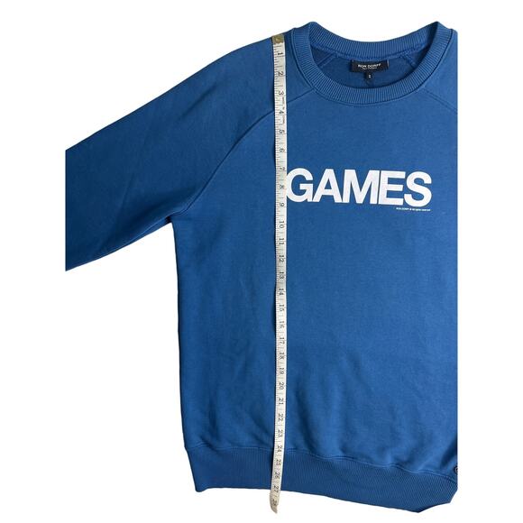 3-16 RON DORFF Men's Sweater Blue Small - Picture 11 of 12